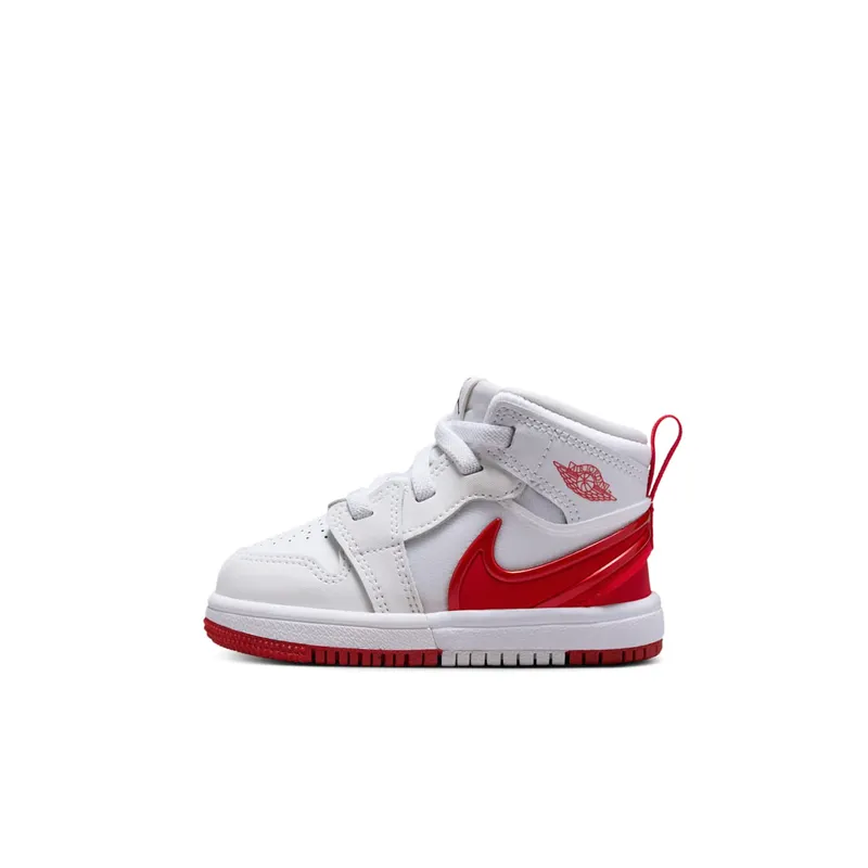 Jordan 1 Mid RM EasyOn White Black University Red (FQ1283-106)