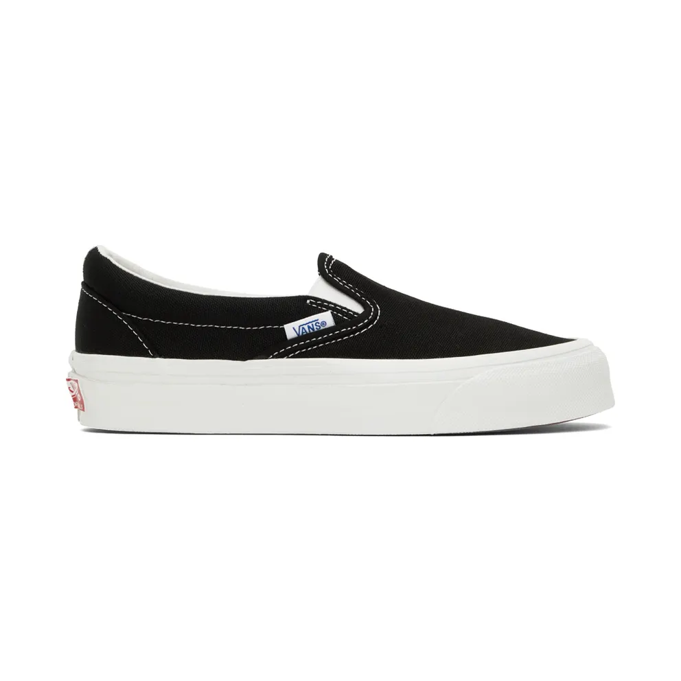 Vans Black OG Classic Slip-On Sneakers (VN0A45JK1WX1)