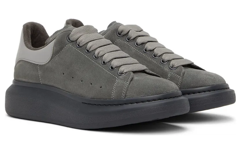 Alexander McQueen Gray Oversized Sneakers (688520WIA51) (4)