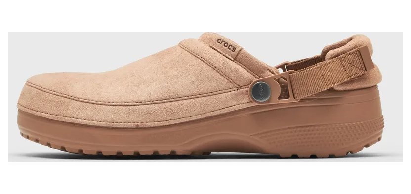 Crocs Classic Crafted Vegan Suede Clog Bruin