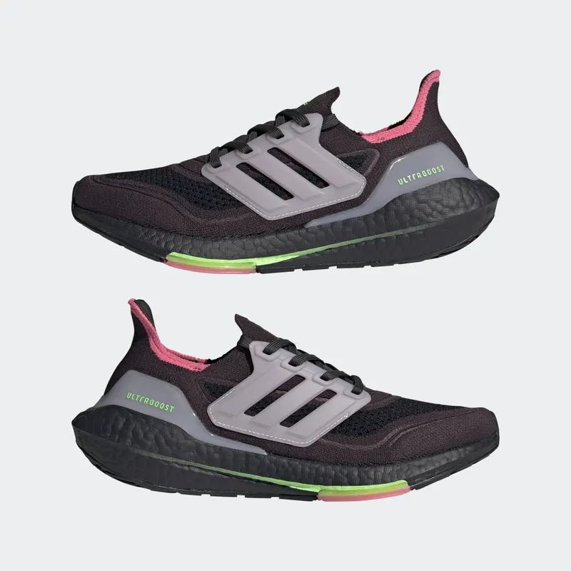 adidas Ultraboost 21 Grey Five / Carbon / Ice Purple (S23846)