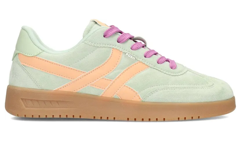 POSH by Poelman sneaker Groen met combinatie (C1513403PSH1)