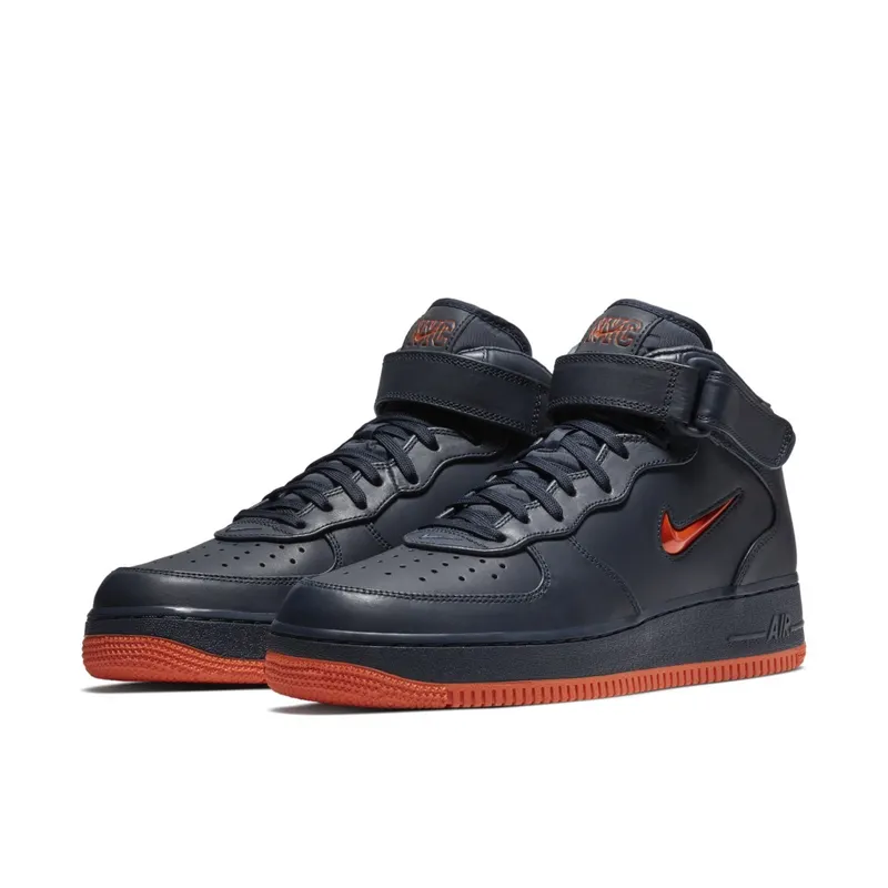 Nike Air Force 1 Mid NYC Obsidian Orange Obsidian/Brilliant Orange (AO1639-400)
