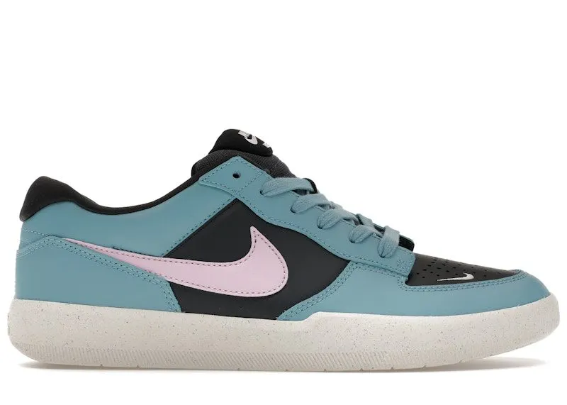 Nike SB Force 58 Premium Denim Turquoise Dark Smoke Grey Red Sepia Pink Foam (DV5476-400)