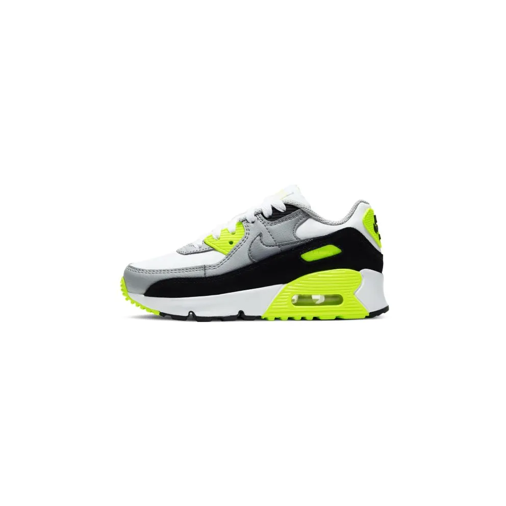 Nike Air Max 90 OG Volt 2020 (PS) White/Particle Grey-Black-Volt (CD6867-101)
