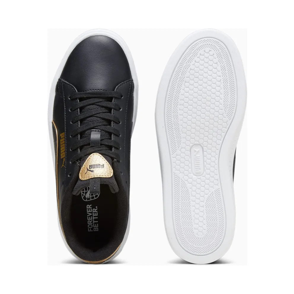 Puma Smash Platform v3 Pop Up damessneakers Gold/Black/White (39250401)