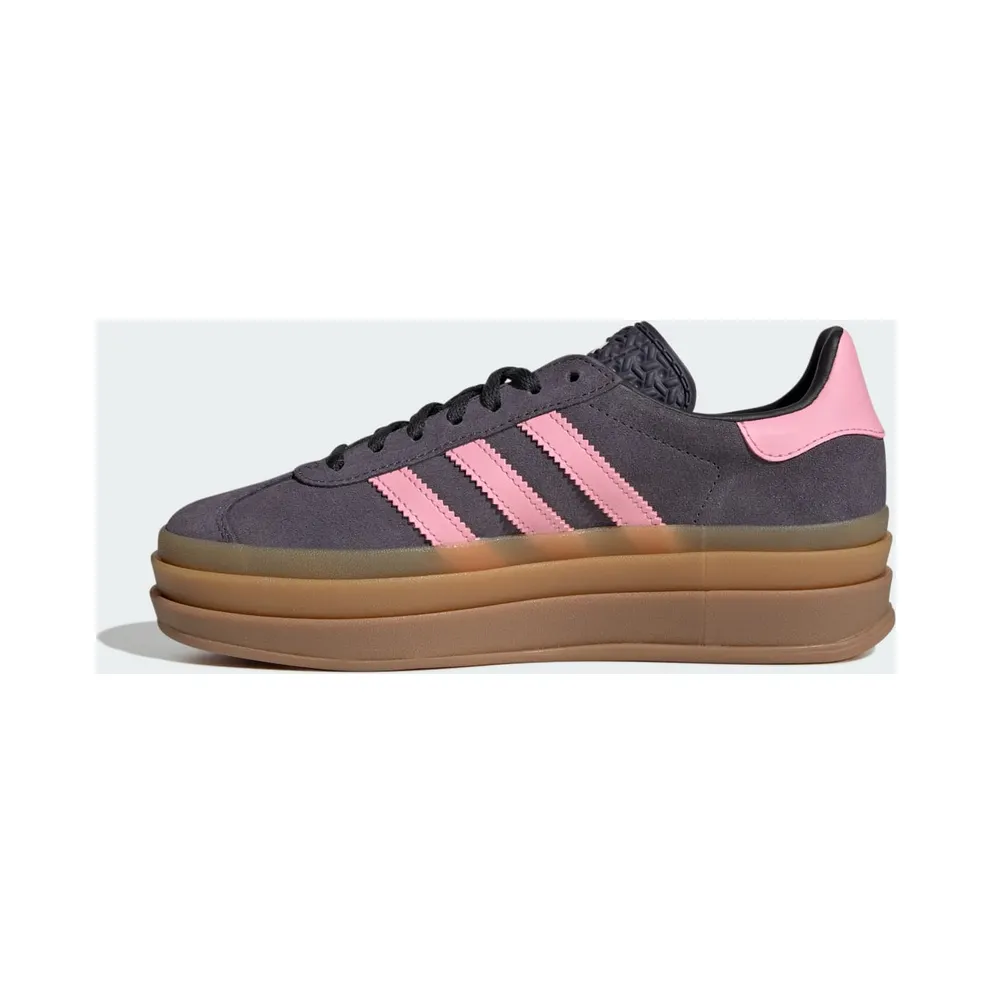 Adidas Gazelle Bold Aurora Onix / Bliss Pink / Carbon (IH6459)