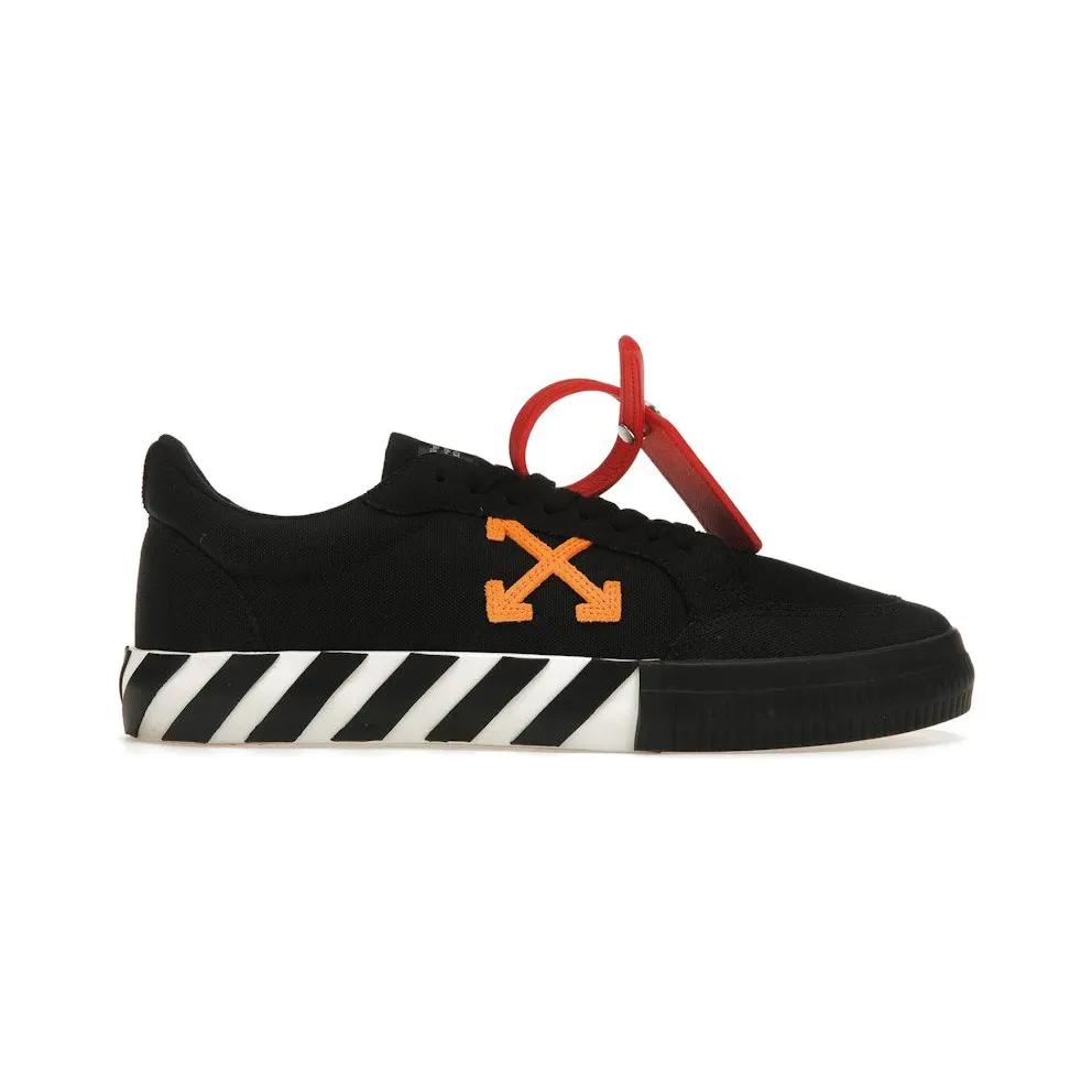 OFF-WHITE Vulcanized Low Black Orange Canvas (OMIA085S23FAB0011020)