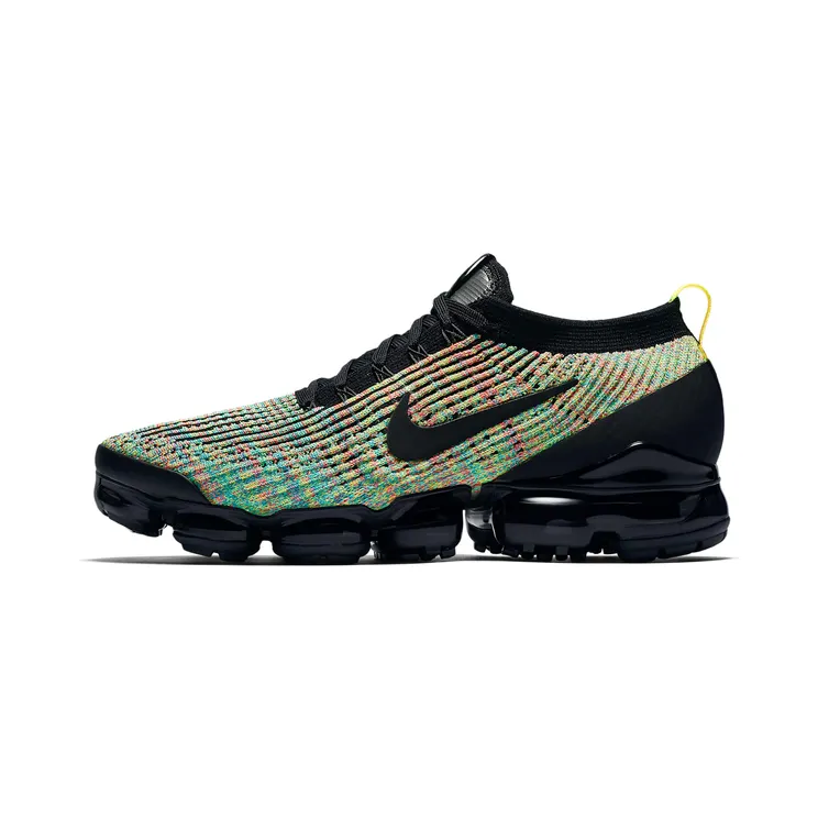 Nike Air VaporMax Flyknit 3 Multi-Color “Black / Volt / Blue Lagoon” (AJ6900-006)