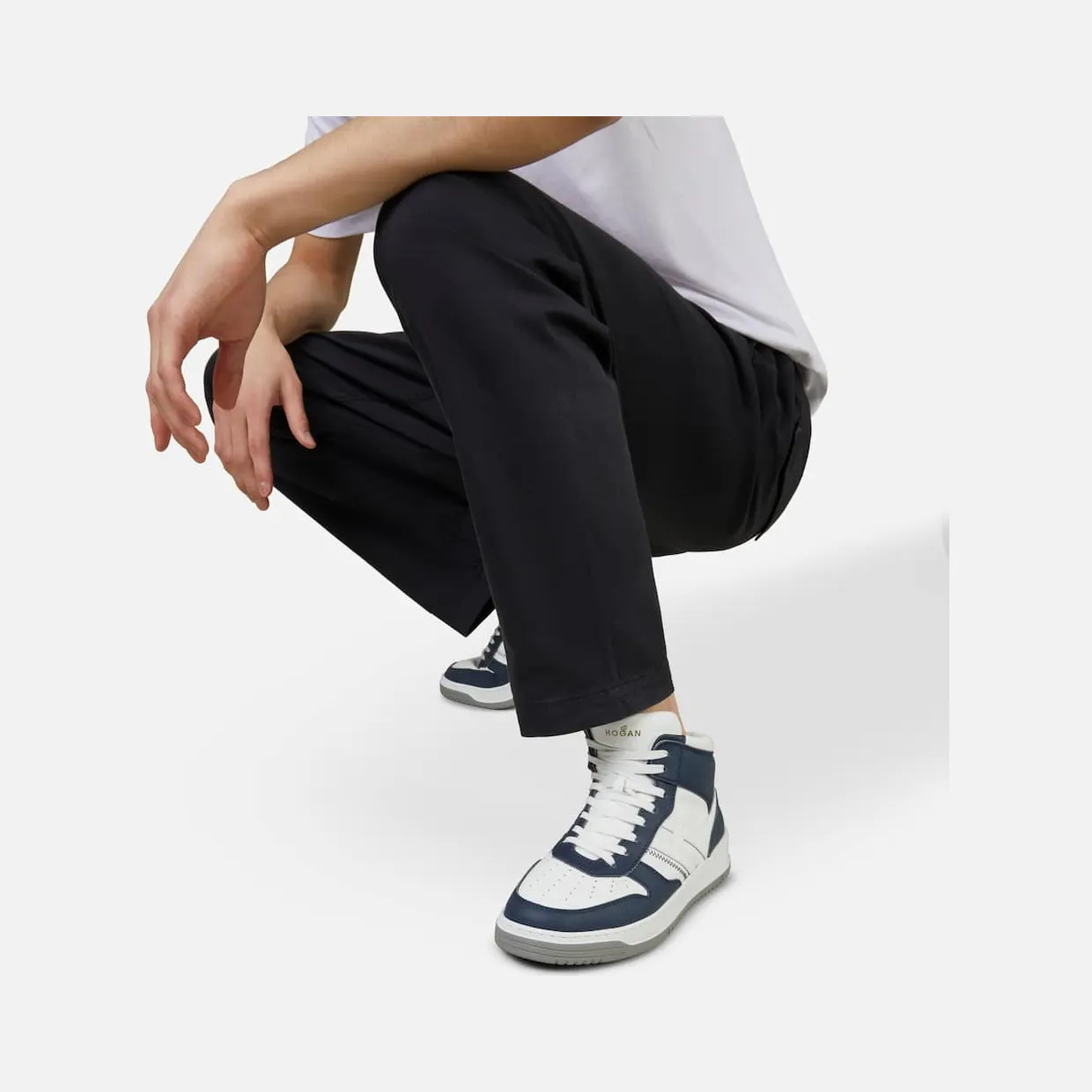Sneakers Hogan H630 High Top White (HXM6300EU40R3711G1) (5)