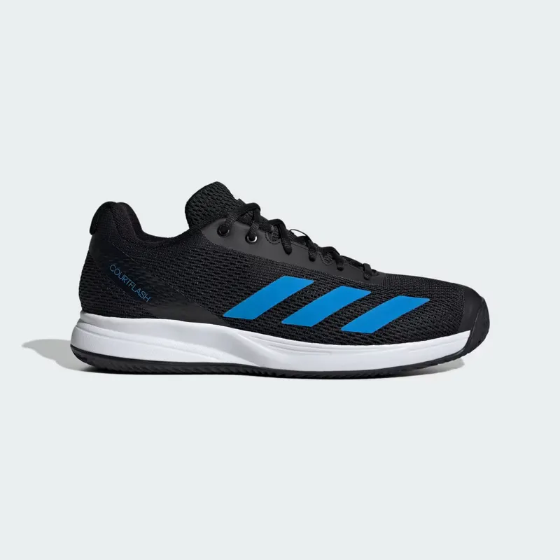 adidas Courtflash Speed 2 Tennis “Core Black / Lucid Ray Blue / Cloud White” (KI3612)