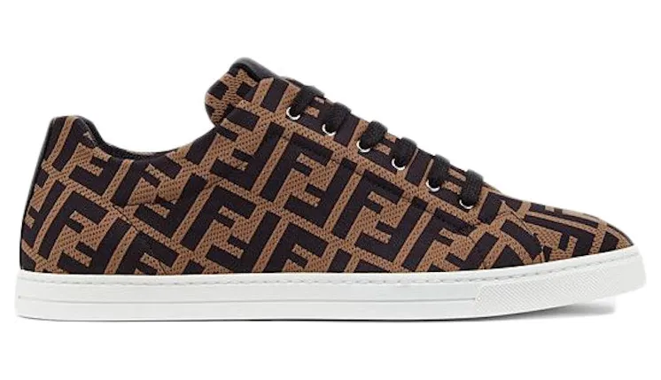 Fendi Tech Fabric Low Top Brown (7E1258A7MYF0R7R)