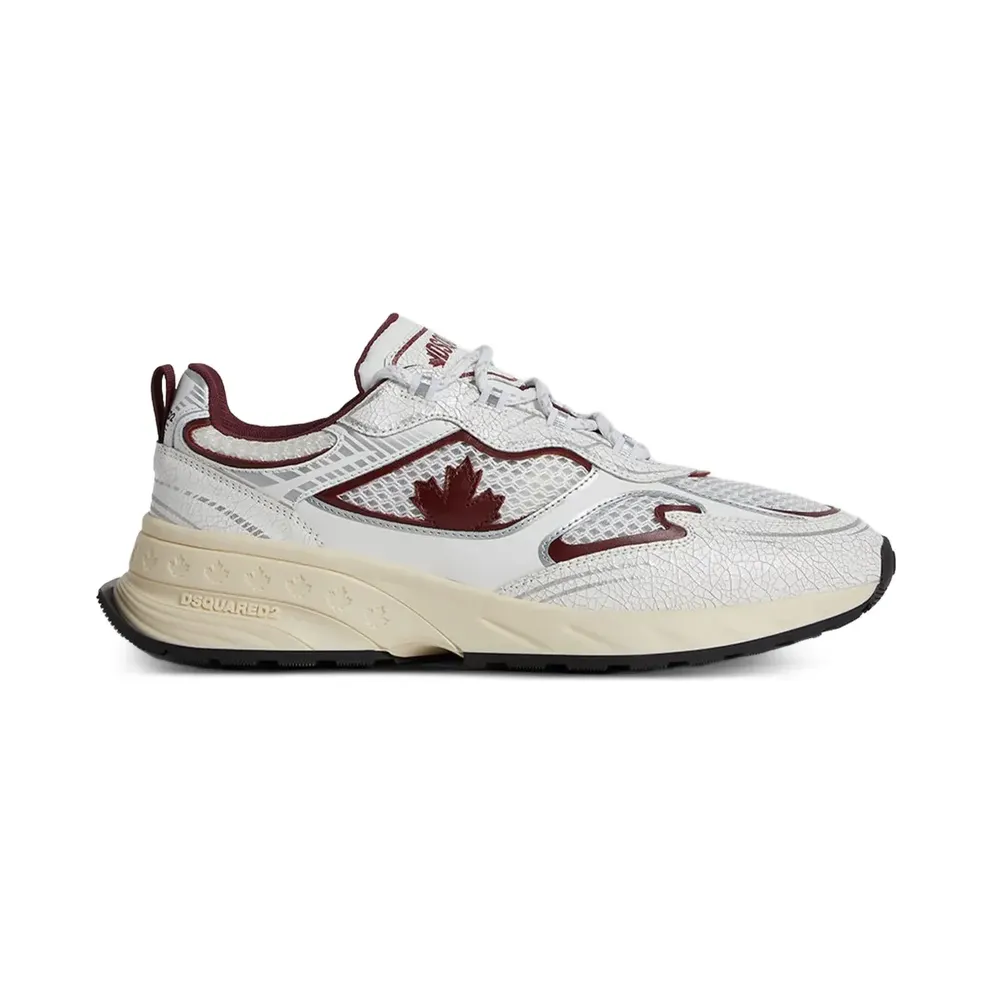 DSQUARED2 Sprinter with esdoornblad – White (SNW030343108445)