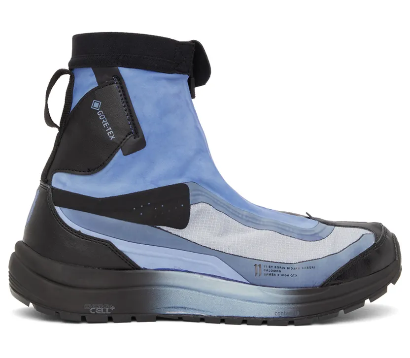 11 by Boris Bidjan Saberi Blue Salomon Edition High Bamba 2 Sneakers (156 11xS)