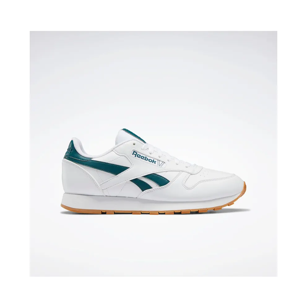 Reebok CL LTHR VEGAN Cloud White / Midnight Pine / Reebok Rubber Gum-08 (GW9961)