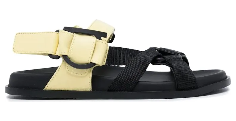 Ferragamo Gancini Touch-Strap Sandals Yellow (01C089745454)