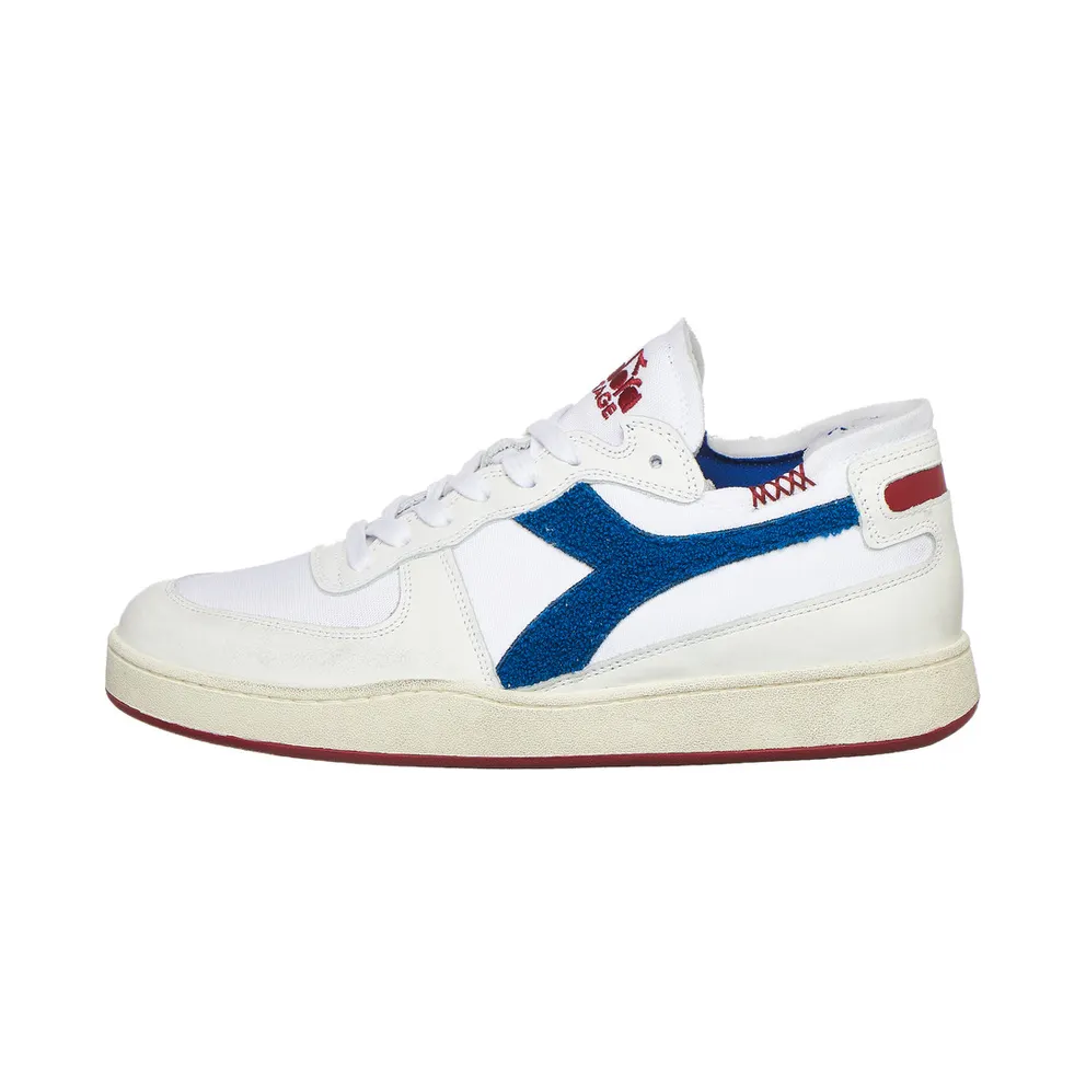 Diadora Mi Basket Row Cut Terry White / Blue Reflex (201178542C6850)