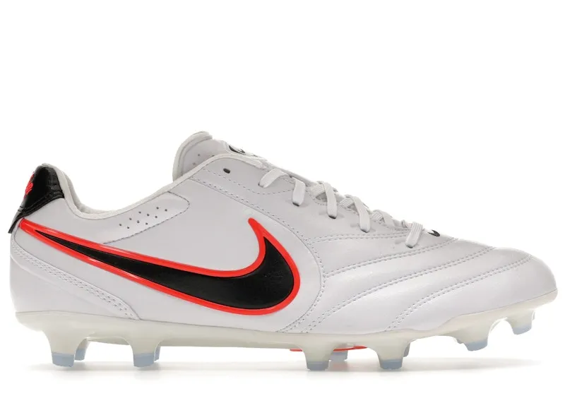 Nike Tiempo Ligera Pro FG White Bright Crimson Black (HQ3158-106)