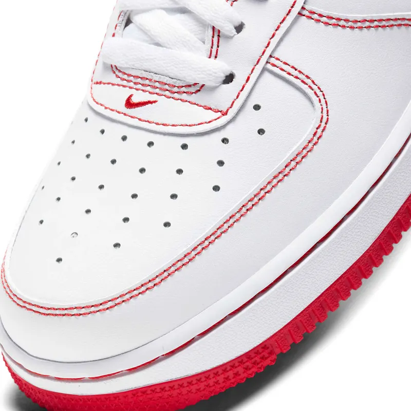 Nike Air Force 1 Low ’07 White University Red (CV1724-100)