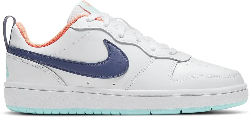 Nike Court Borough Low 2 White Navy (GS) (BQ5448-112)