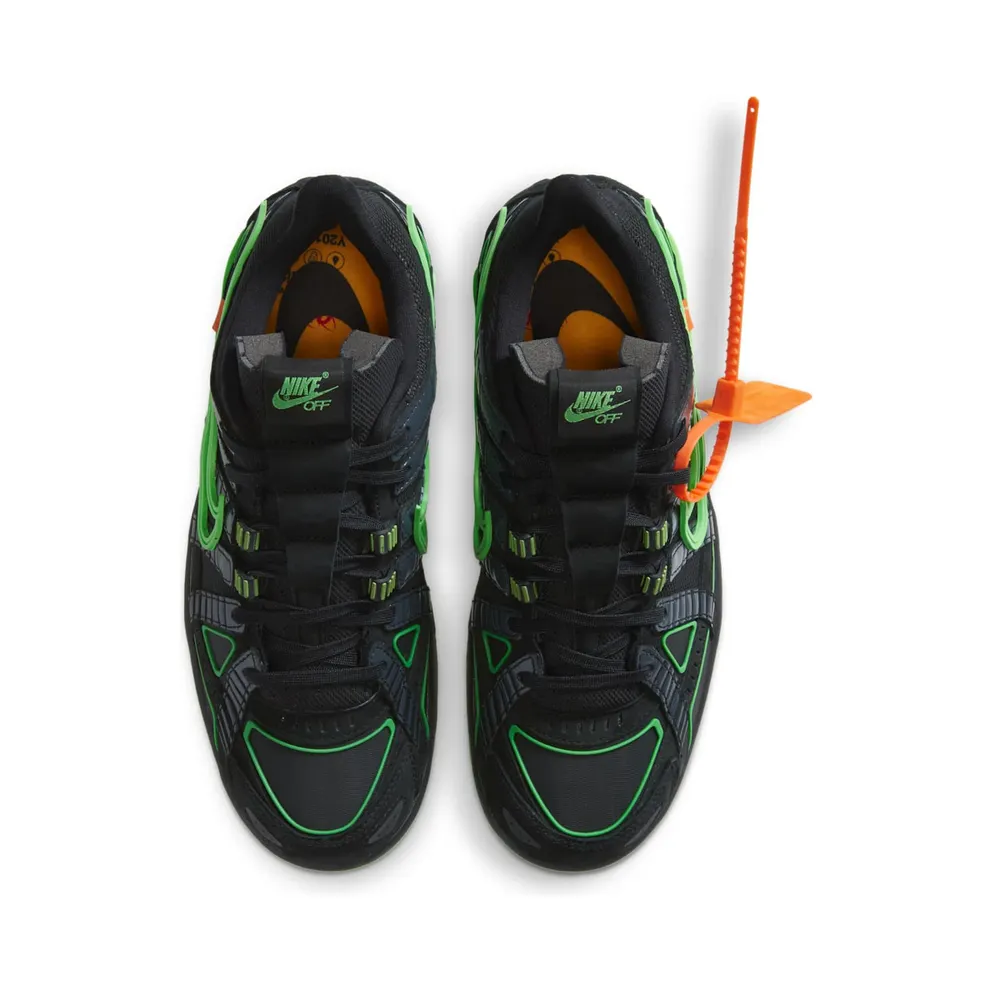 Nike Air Rubber Dunk Off-White Green Strike Black/White-Green Strike (CU6015-001)