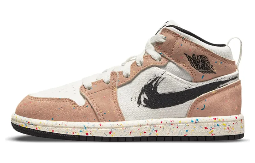 Jordan 1 Mid SE Brushstroke (DA8007-100)