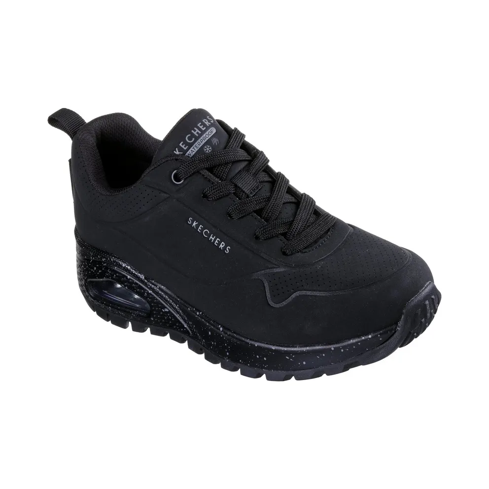 Skechers Waterproof: UNO Rugged – Spotted Terrain Sneaker Black