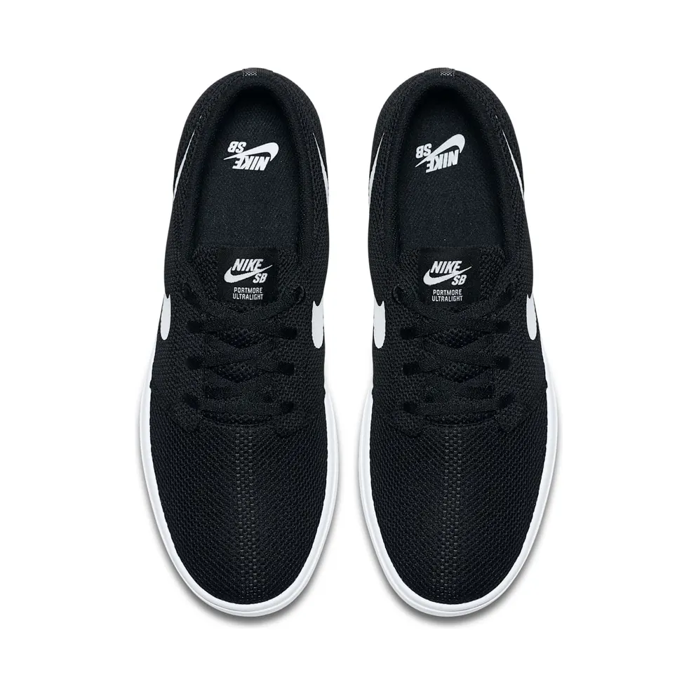Nike Sb Portmore Ii Ultralight Black/White Black/White (880271-010)