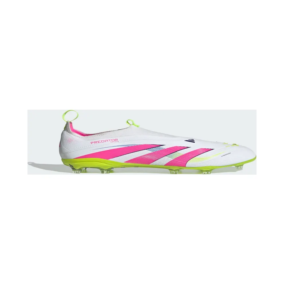 adidas Predator Elite Laceless FG Cloud White Lucid Pink Lucid Lemon (ID3746)