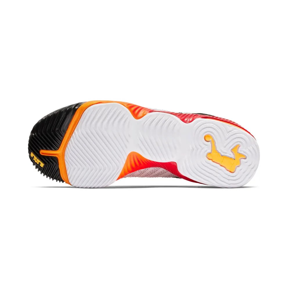 Nike LeBron 16 Strive (GS) White/Laser Orange-Total Orange-Black (AQ2465-188)