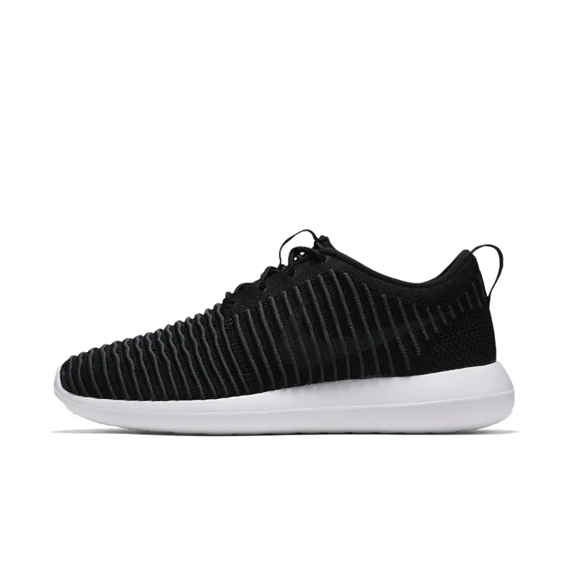 Nike Roshe Two Flyknit Black/Dark Grey-White-Volt Black/Dark Grey-White-Volt (844833-001)
