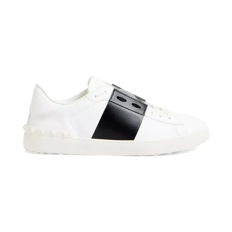 Valentino Calfskin Open White Black (7Y2S0830BLU_A01)