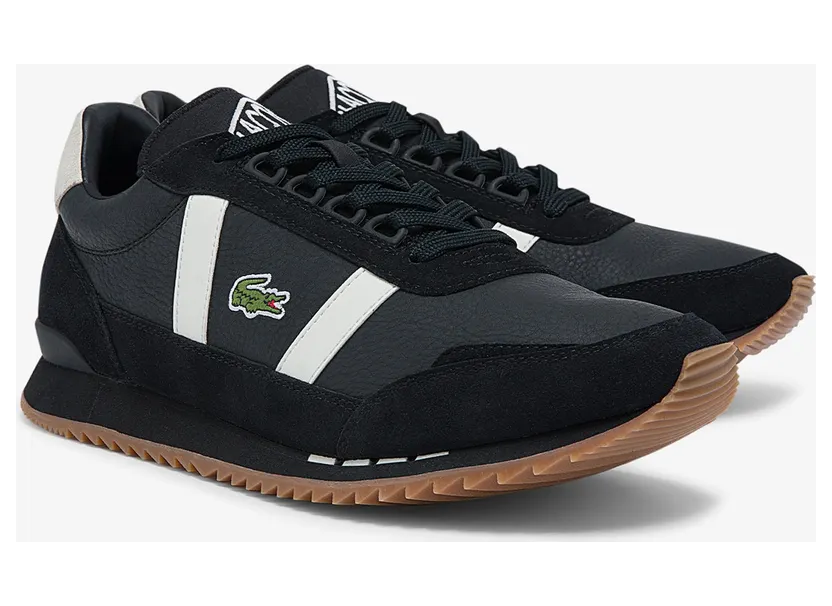 Lacoste Herren-Sneakers PARTNER Retro Schwarz (42SMA0048-454)