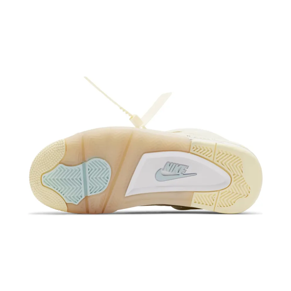 Jordan 4 Retro Off-White Sail (W) Sail/Muslin-White-Black (CV9388-100)