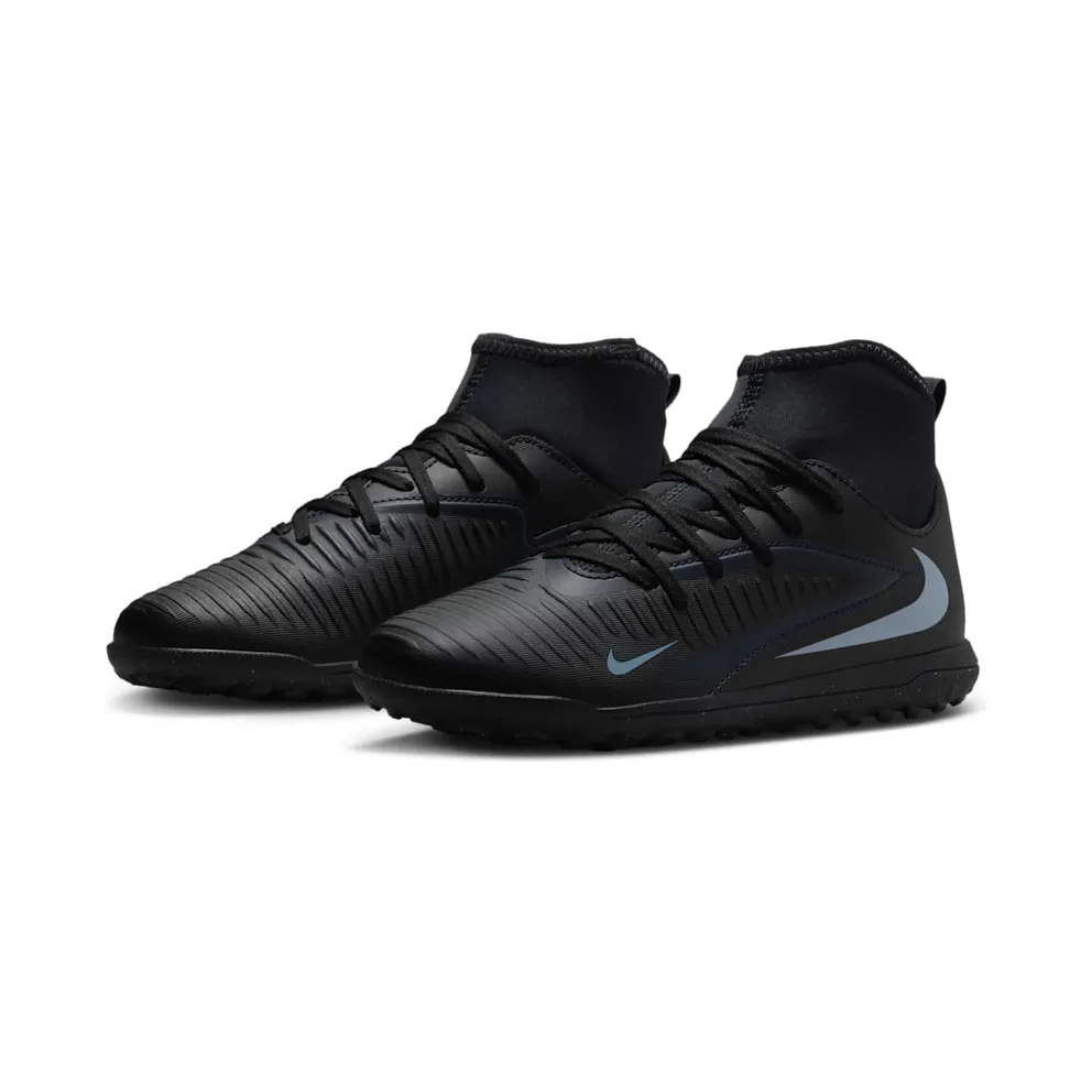 Nike Phantom 6 High Club Jr TF Black Ice Blue (HQ2048-003)