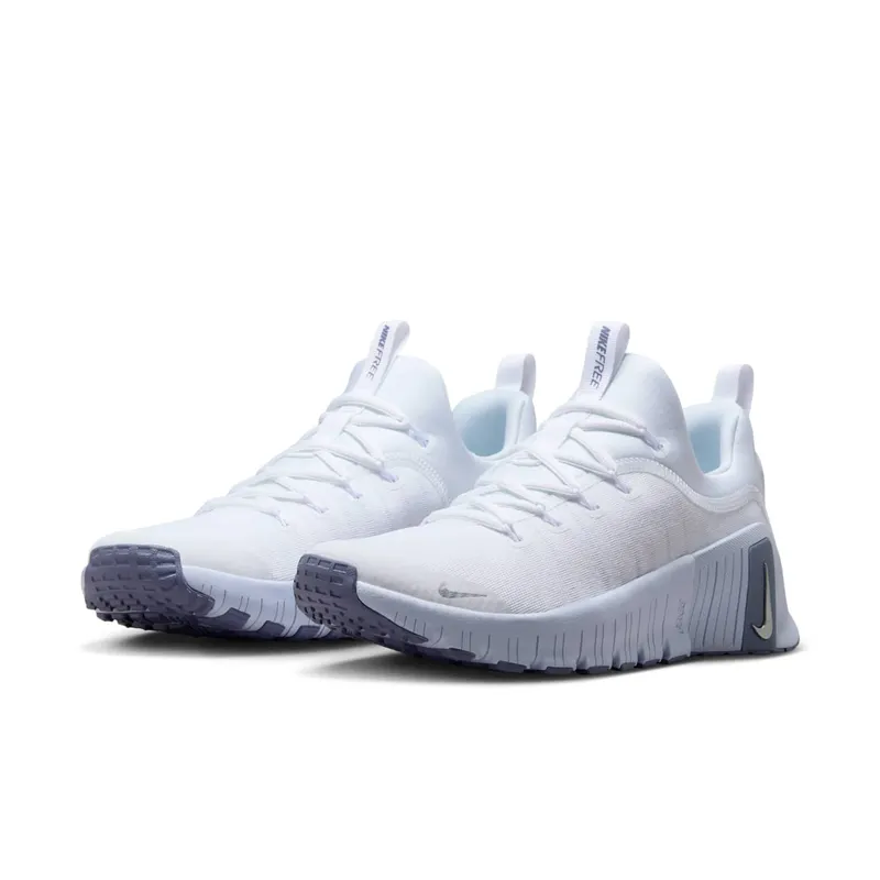 Nike Free Metcon 6 “White Half Blue Silver” (FJ7126-110)