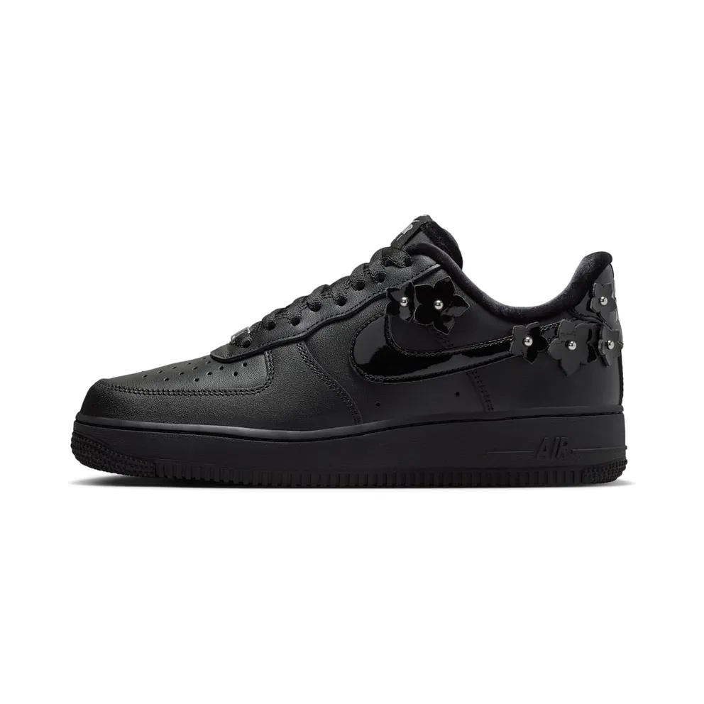 Nike Air Force 1 Low ’07 Womens “Florette Black / Off-Noir” (IR8637-001)