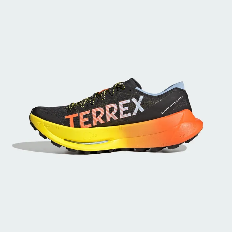 Adidas Terrex Agravic Speed Ultra 2 Trailrunningschoenen Carbon / Core Black / Glow Blue (HP7009)