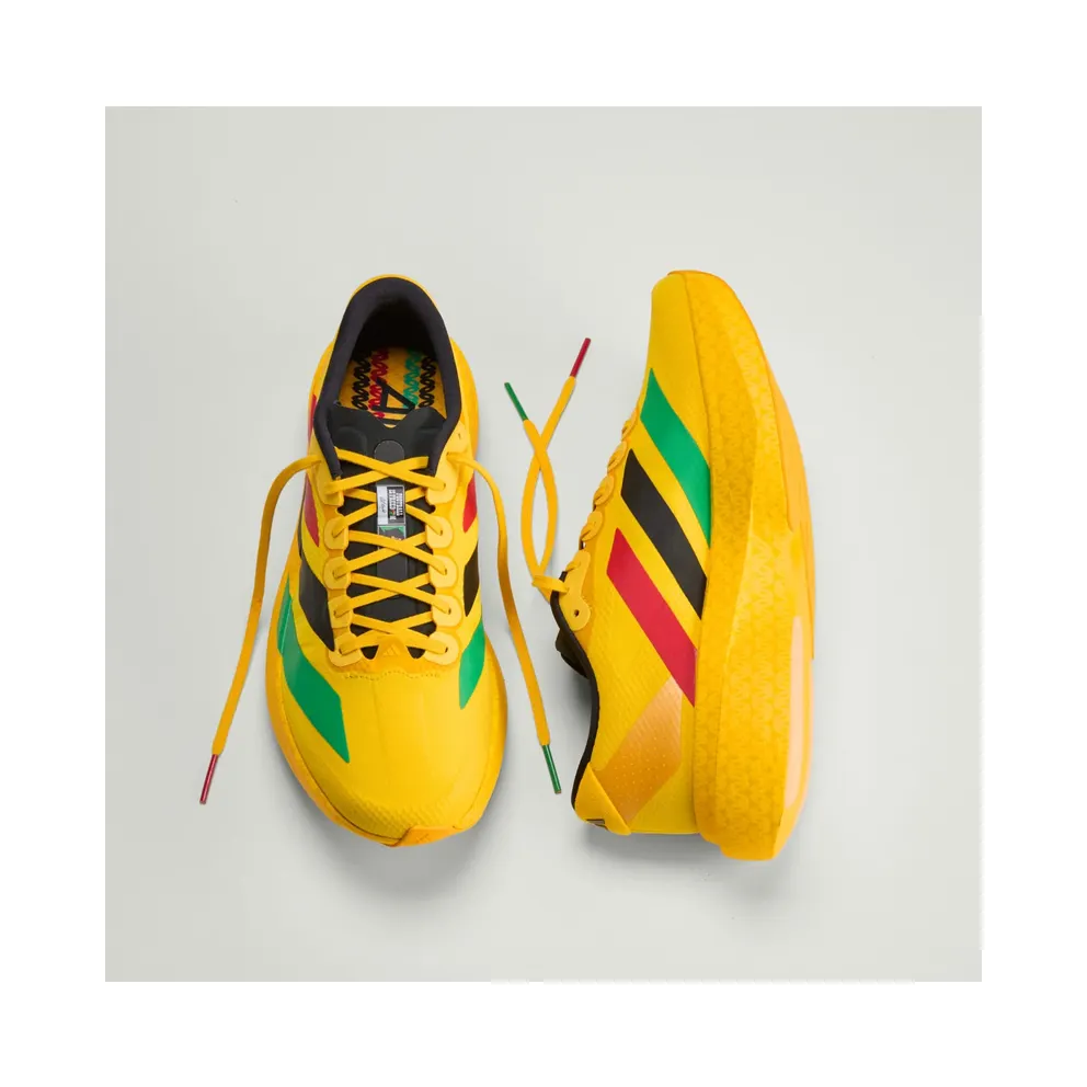 Adidas Adizero EVO SL Bold Gold / Vivid Green / Pure Ruby (KJ3625)