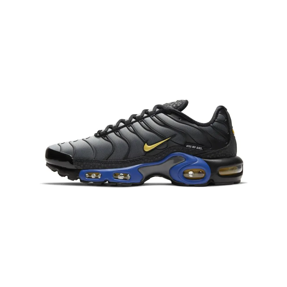 Nike Air Max Plus “Black / Hyper Blue / Dark Smoke Grey / Chamois” (DJ4956-001)