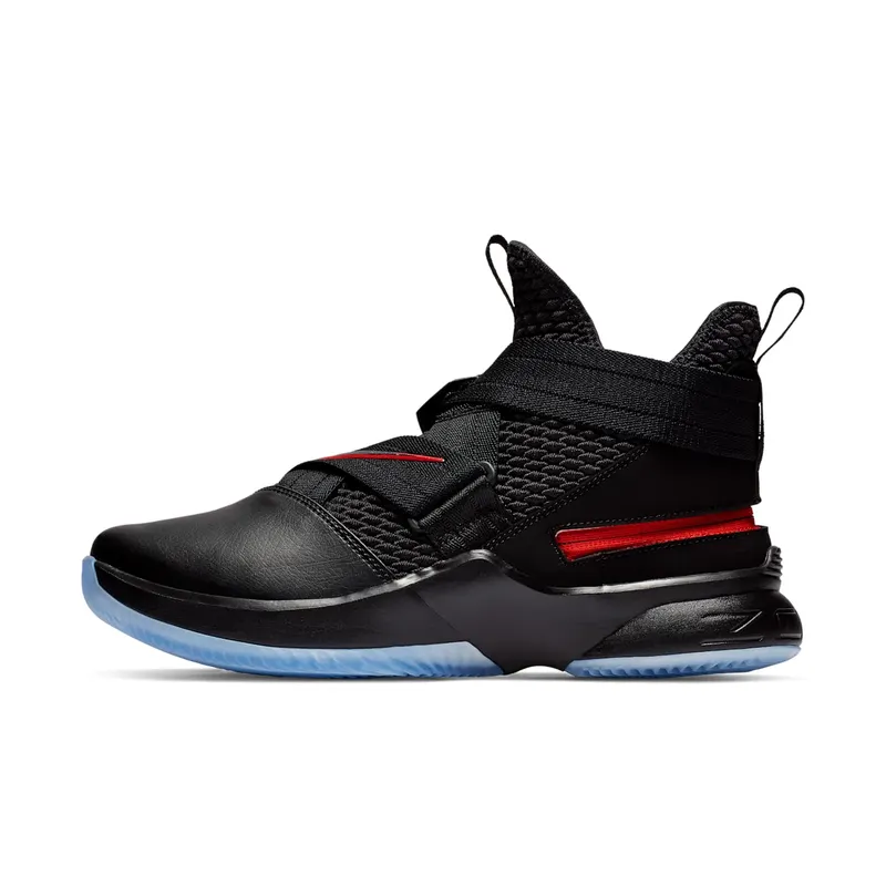 Nike LeBron Soldier 12 FlyEase Black Black University Red Black (AV3812-004)