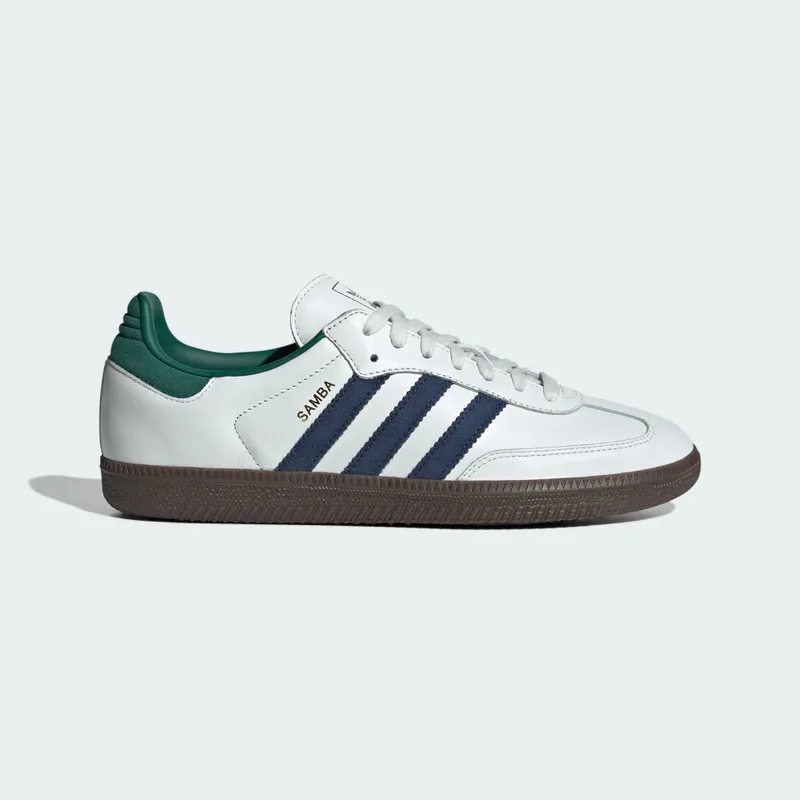Adidas Samba OG Black White / Collegiate Green / Active Green (IH4882)