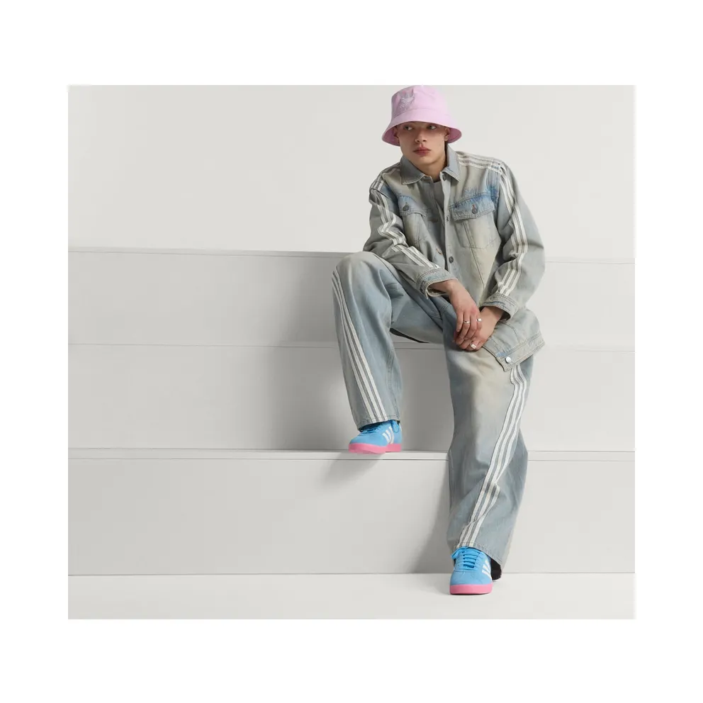 Adidas Gazelle Inter Miami CF Semi Blue Burst / White Tint / Bliss Pink (JR4178)