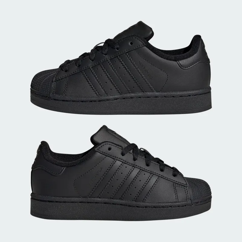 Adidas Superstar II Kids Core Black / Core Black / Core Black (JH9983)