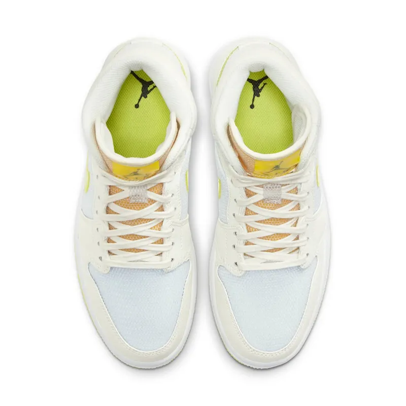 Jordan 1 Mid SE Voltage Yellow (W) White/Voltage Yellow (DB2822-107)