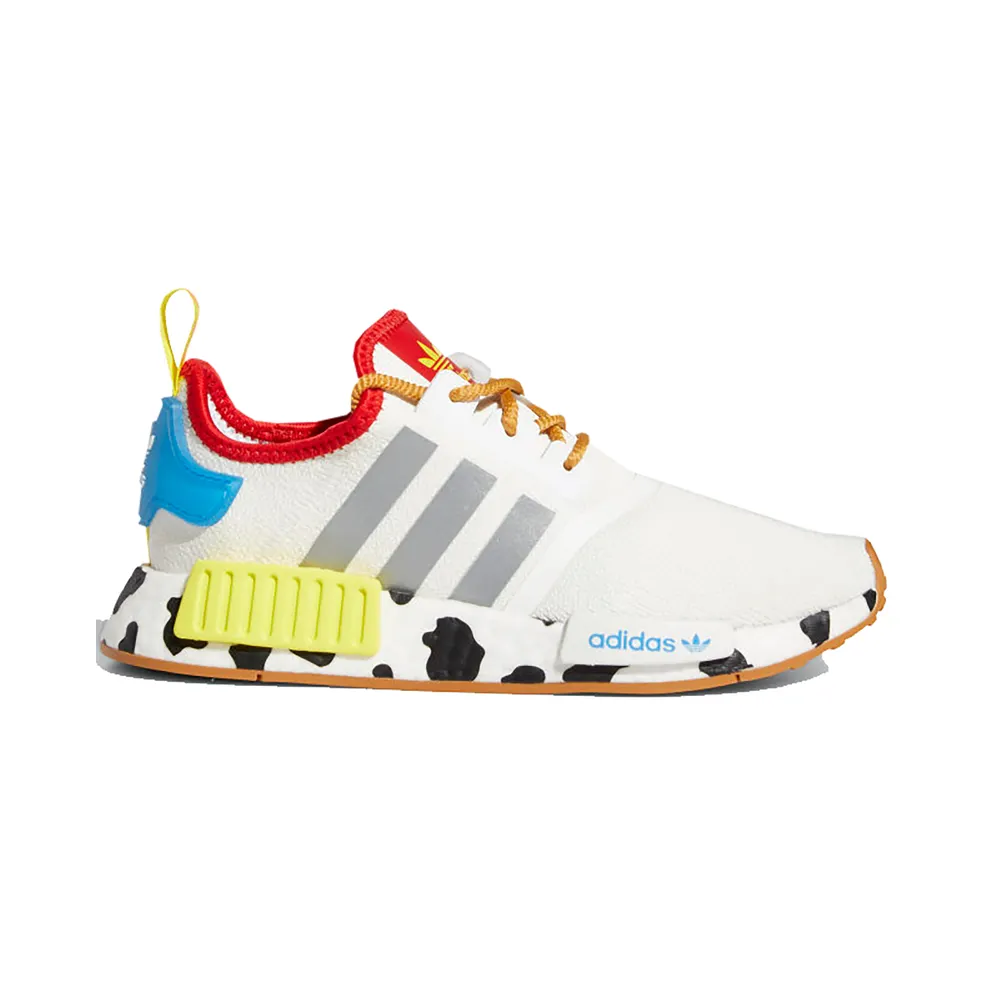 adidas NMD R1 Toy Story Woody (GS) Cloud White/Silver Metallic/Bright Yellow (FZ4540)