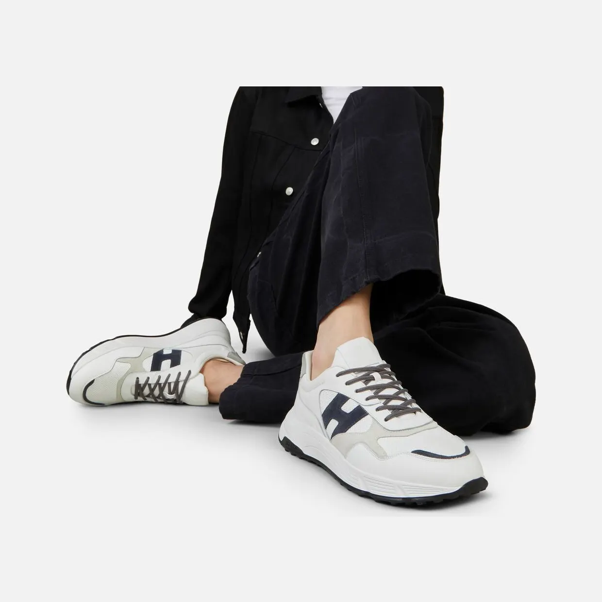 Hogan Hyperlight White Grey Blue (HXM5630ER90QBL641W) (5)