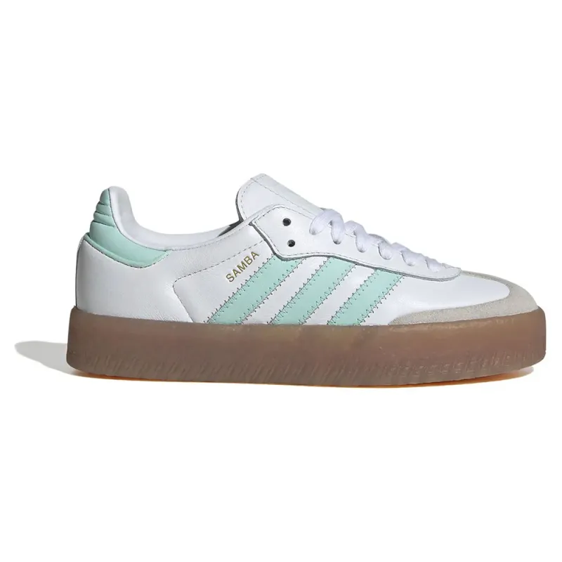 Adidas Sambae Sneakers Kids Cloud White / Clear Mint / Gold Metallic (JQ1314)