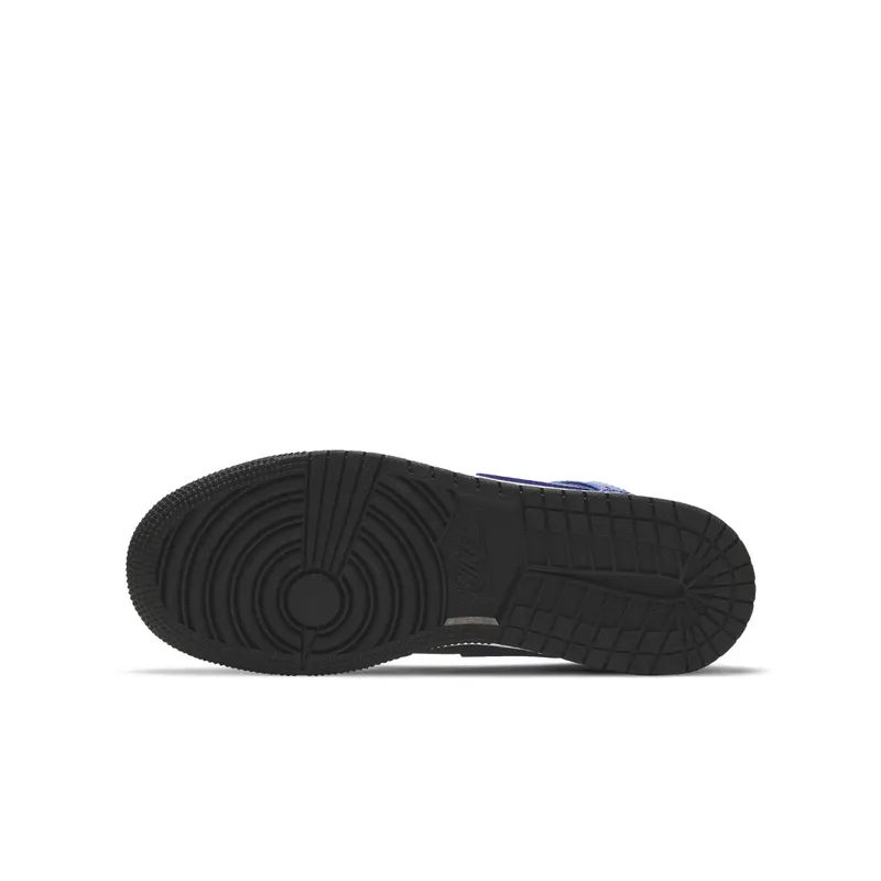 Jordan 1 Mid Hyper Royal (GS) Black/Hyper Royal/White (554725-077)