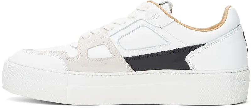 AMI Alexandre Mattiussi White & Black Ami de Cœur Sneakers (USN414.858)